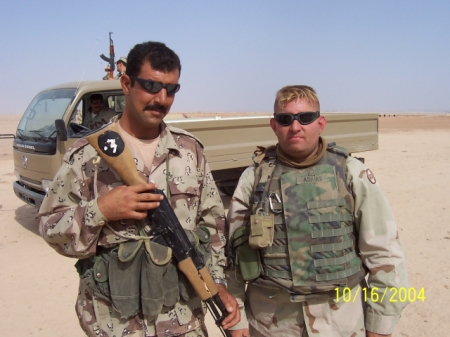 With Iraqi Soldier May '04