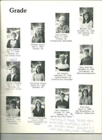 Tammy Moore's album, Yearbook Coarsegold Class of 1983