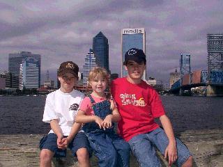 My kids - Connor, Kimmy and Ryan in Jacksonville, Florida