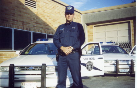 From 1999 with my first patrol car as a State Trooper Cadet.