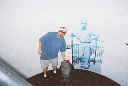 me at the haunted st augustine lighthouse.