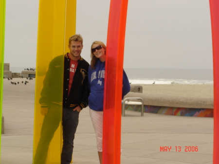 Chaz and Morrisa at Imperial Beach, CA.