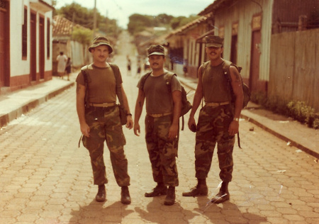 On deployment to Tiger Island, Honduras (1984)