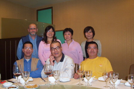 Supper with her father and mother