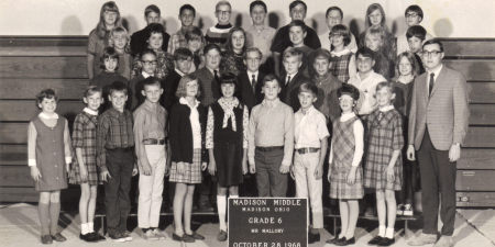 1968 Mr Mallory's Home Room Class Picture