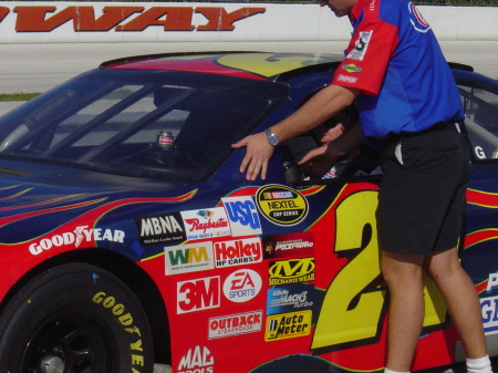 Me Driving at the Richard Petty Experience