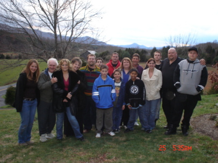 Thanksgiving at Brothers house I am the 3rd person to the left