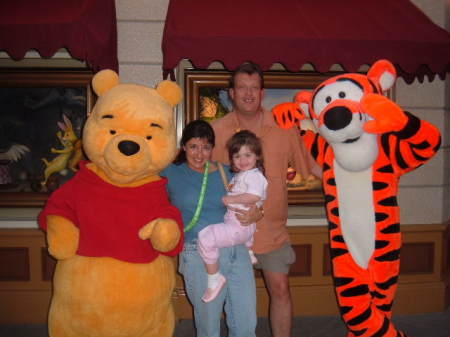 My family at Hong Kong Disneyland