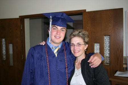 David and mom grad