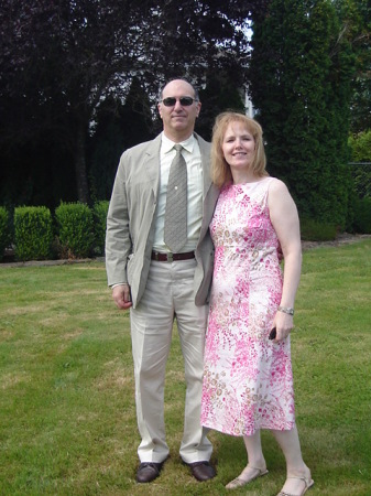 With my wife, Christine, summer 2007