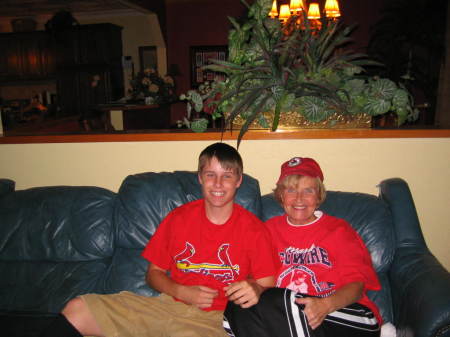 My Grandson Blake 14yrs & Me