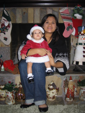 Me and my daughter - Christmas 2007