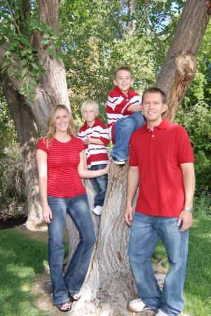 Oldest son Tommy and his family