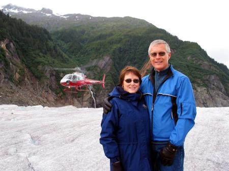 2006 Cruise to Alaska - On the Mendenhall Glacier, Awaiting Our Return "Taxi"