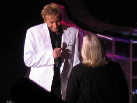 me and Barry Manilow