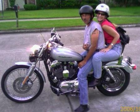 Butch n Tina on the Harley