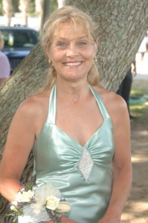 Linda at Emilees wedding in 06.