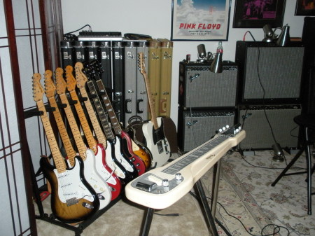 Some of my prized guitars