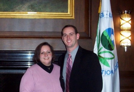 My son and me in EPA Office, Washington, DC
