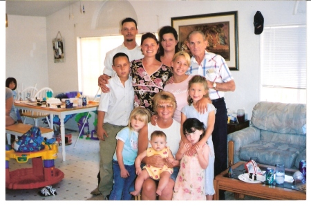 Karen with Kids and Grandchildren