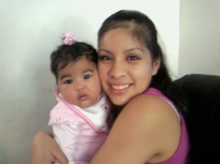 My baby Tiff with her baby Myiah