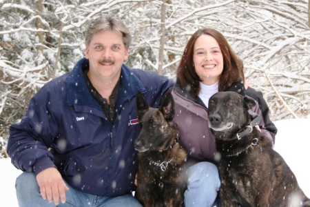 Dave, Tori, Tracey & Arno xmas 2005