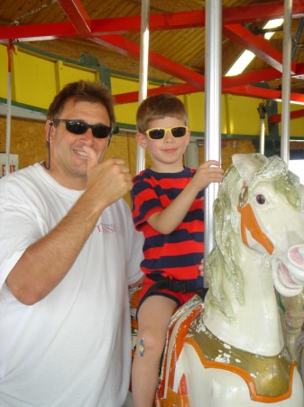 Daddy and Trevor in Newport Rhode Island