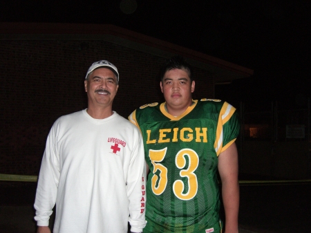 Son "Chief" H/S Jr. 6'2" 270 lbs. & proud Dad.