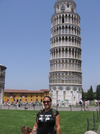 Gina at Pisa