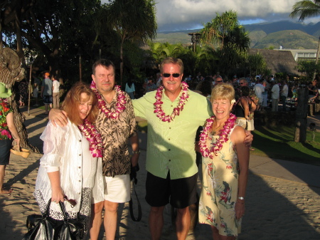 With friends in Lahaina, Maui