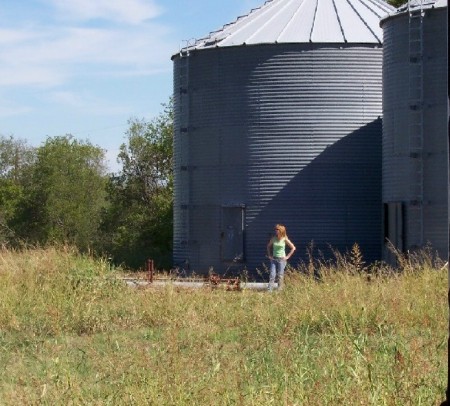 Grain Bins on the Prairie