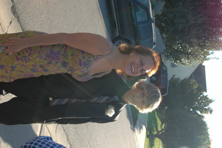 Me and my son.....His first prom.