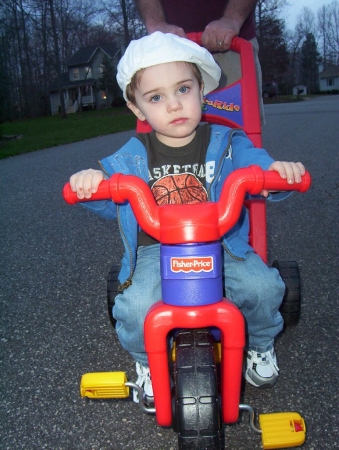 Gavin on his Trike