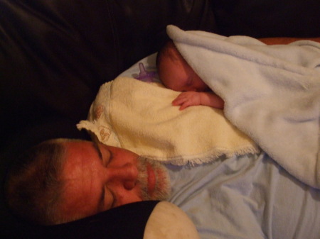 Grandpa and Aiden doin what we do best.