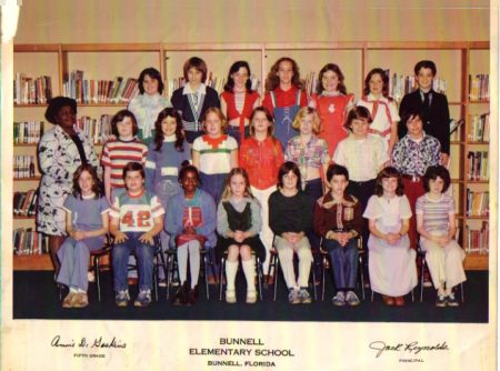 Bunnell Elem School 1977, 5th grade