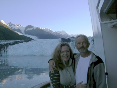 My husband and I on Alaska cruise