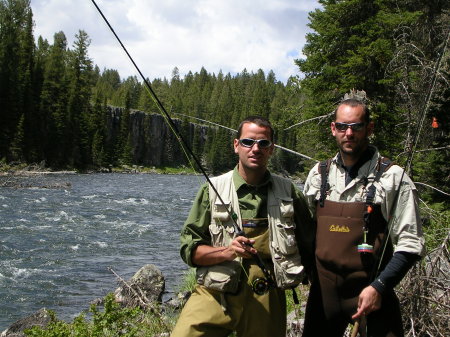 Snake R. fishing with Bro.