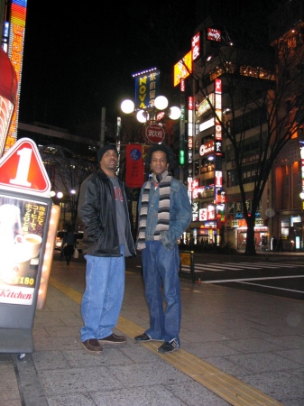 me and my brother jeff in japan