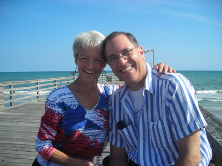 Rob and I at the Beach