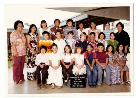 4th Grade Agat Elementary Guam 1979-80