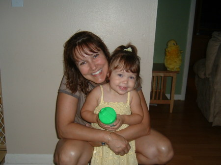 My better half (Kim) and my two year old (Taryn)
