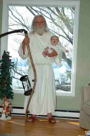 2006 Christmas card with my grand daughter