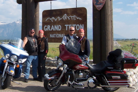Touring on our Harley's