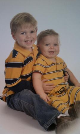 Grandsons Tommy & Mikey October 2011