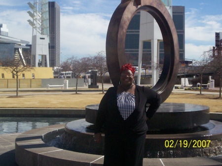 Me at the Bronner Brother Hair Show in ATL. GA. Feb 07