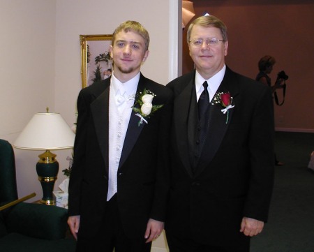 Jeff (Wedding Day) and Dad (Jerry)