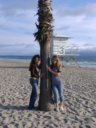 February 2007 Ashley and me at the beach