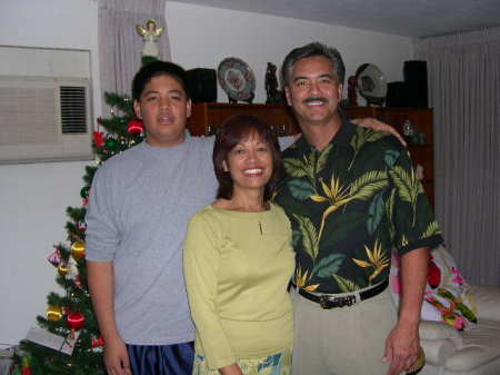 Family Hawaii visit Christmas 2006