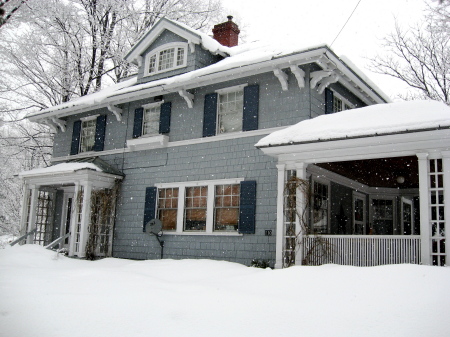 Our house, Farmington, Maine.