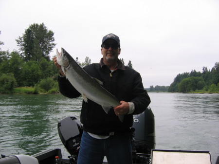 My Passion. Steelhead fishing in my river sled